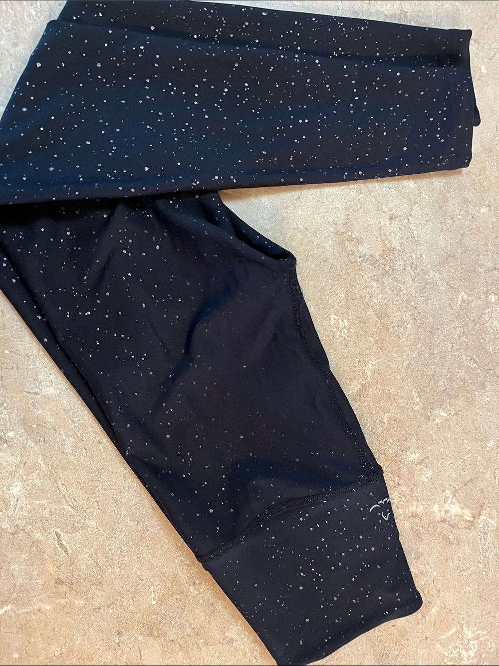 Beyond Yoga Black Leggings with Metallic Speckle - Picture 3 of 5
